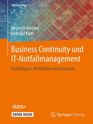 cover image of Business Continuity und IT-Notfallmanagement